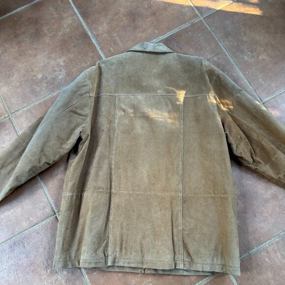 Vintage Boston Harbour Men's Brown Suede Jacket - Professionally Cleaned - Picture 2 of 10